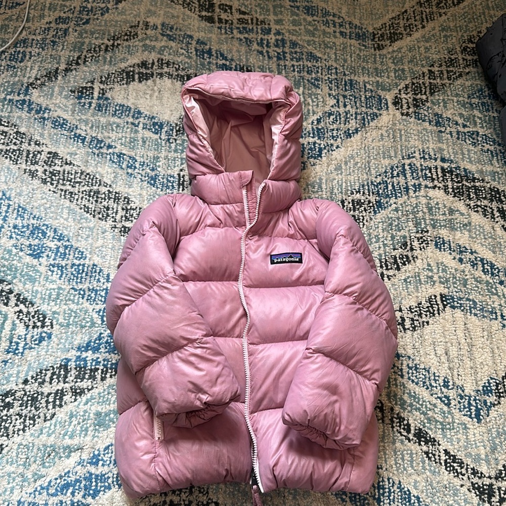 Pink Patagonia Puffer 4T